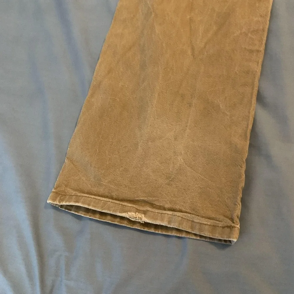 Dickies Carpenter Pants Mens 43x32 Brown Canvas Relaxed Fit Workwear 874 Stretch